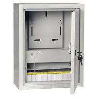 Щит учетно-распределительный навесной IEK ЩУРн-1/12з-0 395x310x145мм IP54 замок картинка 